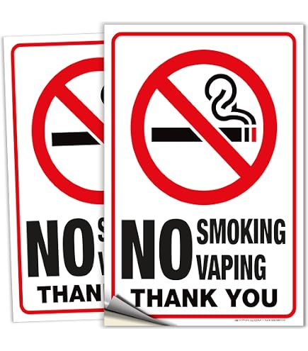 Amazon.com: Vintage Style No Smoking Aluminum Sign, Retro Design